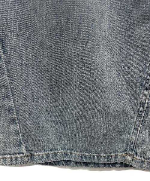 pual ce cin（ピュアルセシン）pual ce cin (ピュアルセシン) 綿麻デニムイージーパンツ スカイブルー サイズ:FREEの古着・服飾アイテム
