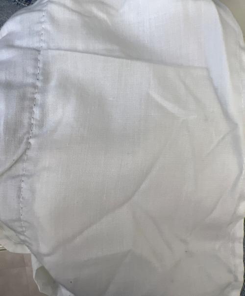 pual ce cin（ピュアルセシン）pual ce cin (ピュアルセシン) 綿麻デニムイージーパンツ スカイブルー サイズ:FREEの古着・服飾アイテム