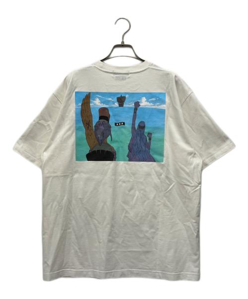 GOD SELECTION XXX（ゴッド セレクション トリプルエックス）GOD SELECTION XXX (ゴッド セレクション トリプルエックス) ポケットTシャツ ホワイト サイズ:Lの古着・服飾アイテム