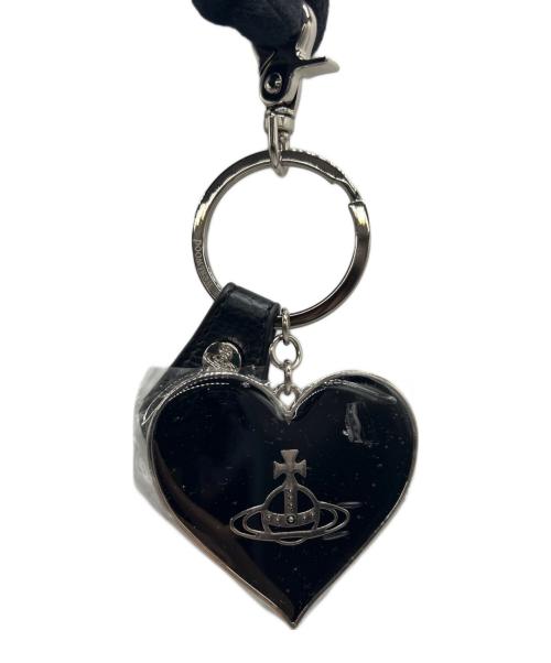 Vivienne Westwood（ヴィヴィアンウエストウッド）Vivienne Westwood (ヴィヴィアンウエストウッド) ハート キーリング ブラックの古着・服飾アイテム