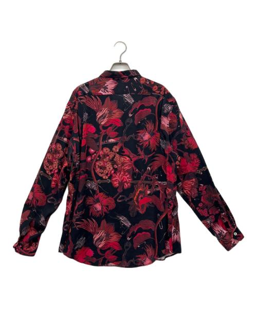 PAUL SMITH（ポールスミス）PAUL SMITH (ポールスミス) 長袖シャツ ブラック×レッド サイズ:XXLの古着・服飾アイテム