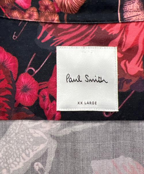 PAUL SMITH（ポールスミス）PAUL SMITH (ポールスミス) 長袖シャツ ブラック×レッド サイズ:XXLの古着・服飾アイテム