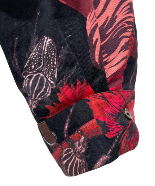 PAUL SMITH（ポールスミス）PAUL SMITH (ポールスミス) 長袖シャツ ブラック×レッド サイズ:XXLの古着・服飾アイテム