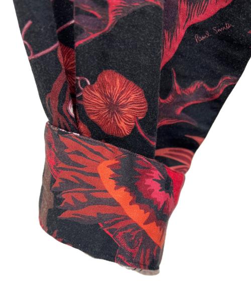 PAUL SMITH（ポールスミス）PAUL SMITH (ポールスミス) 長袖シャツ ブラック×レッド サイズ:XXLの古着・服飾アイテム