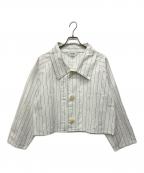 KOOKY ZOOク―キーズ―）の古着「MINIATURE C.C STRIPE JACKET」｜ホワイト