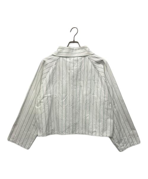 KOOKY ZOO（ク―キーズ―）KOOKY ZOO (ク―キーズ―) MINIATURE C.C STRIPE JACKET ホワイト サイズ:Bの古着・服飾アイテム