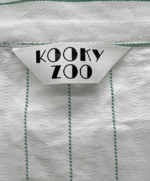 KOOKY ZOO（ク―キーズ―）KOOKY ZOO (ク―キーズ―) MINIATURE C.C STRIPE JACKET ホワイト サイズ:Bの古着・服飾アイテム