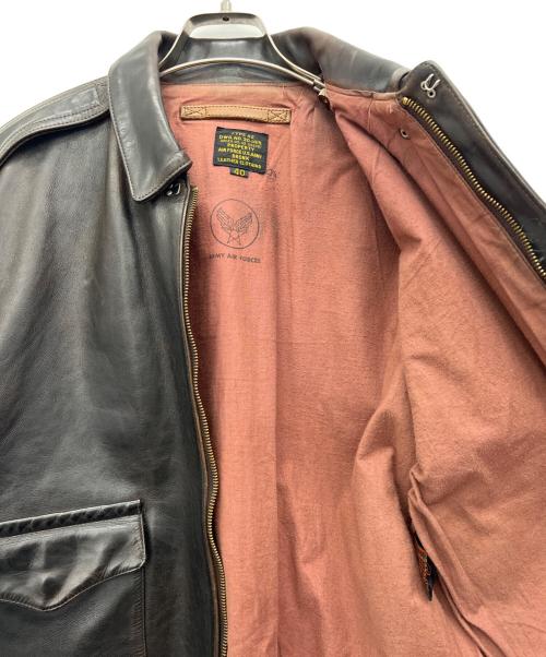 BRONX（ブロンクス）BRONX (ブロンクス) A2レザージャケット ブラウン サイズ:40の古着・服飾アイテム