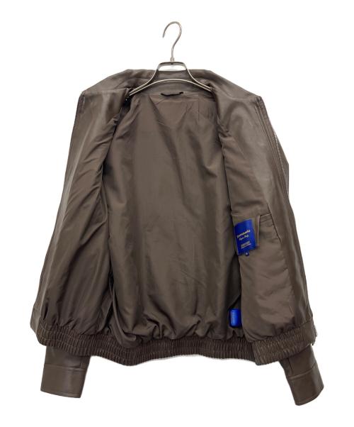 EMMAUELA（エマヌエーラ）EMMAUELA (エマヌエーラ) レザージャケット ブラウン サイズ:50の古着・服飾アイテム
