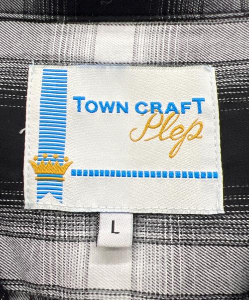 TOWN CRAFT（タウンクラフト）TOWN CRAFT (タウンクラフト) 長袖シャツ ブラック サイズ:Lの古着・服飾アイテム