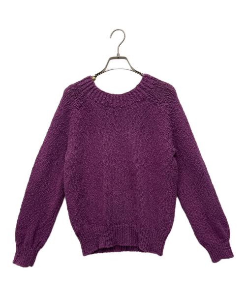 GALERIE VIE（ギャルリーヴィー）GALERIE VIE (ギャルリーヴィー) 厚手ニット パープル サイズ:Sの古着・服飾アイテム