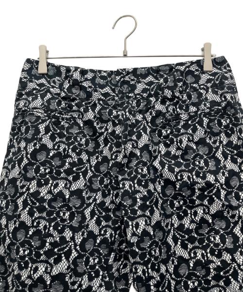 DOLCE & GABBANA（ドルチェ＆ガッバーナ）DOLCE & GABBANA (ドルチェ＆ガッバーナ) 総柄パンツ ブラック×ホワイト サイズ:34の古着・服飾アイテム
