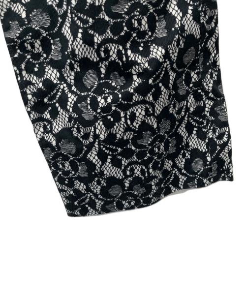 DOLCE & GABBANA（ドルチェ＆ガッバーナ）DOLCE & GABBANA (ドルチェ＆ガッバーナ) 総柄パンツ ブラック×ホワイト サイズ:34の古着・服飾アイテム