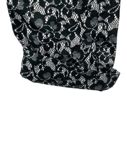 DOLCE & GABBANA（ドルチェ＆ガッバーナ）DOLCE & GABBANA (ドルチェ＆ガッバーナ) 総柄パンツ ブラック×ホワイト サイズ:34の古着・服飾アイテム