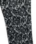 中古・古着 DOLCE & GABBANA (ドルチェ＆ガッバーナ) 総柄パンツ ブラック×ホワイト サイズ:34：10000円