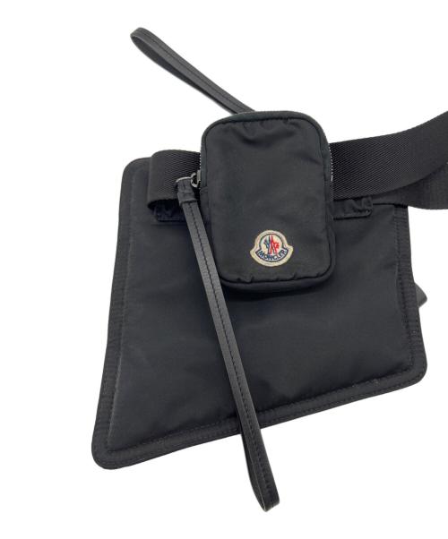 MONCLER（モンクレール）MONCLER (モンクレール) ナイロンバッグ ブラックの古着・服飾アイテム