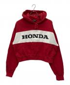 JEANASIS×HONDAジーナシス×ホンダ）の古着「プルオーバーパーカー」｜レッド