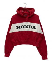 JEANASIS×HONDA（ジーナシス×ホンダ）の古着「プルオーバーパーカー」｜レッド
