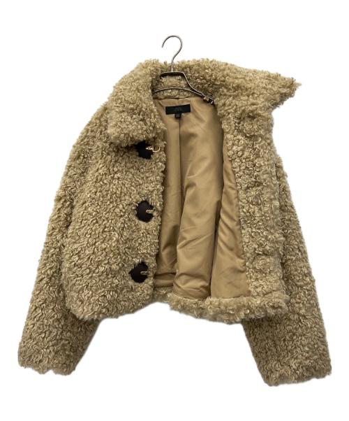 ZARA（ザラ）ZARA (ザラ) ボアジャケット ベージュ サイズ:Lの古着・服飾アイテム