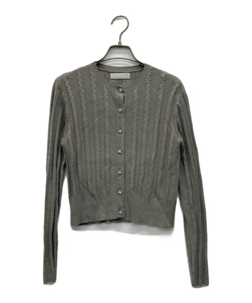 CELFORD（セルフォード）CELFORD (セルフォード) 薄手カーディガン グレー サイズ:36の古着・服飾アイテム