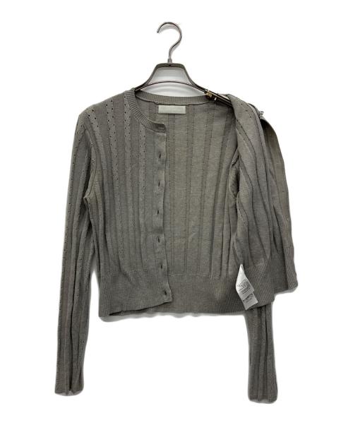 CELFORD（セルフォード）CELFORD (セルフォード) 薄手カーディガン グレー サイズ:36の古着・服飾アイテム