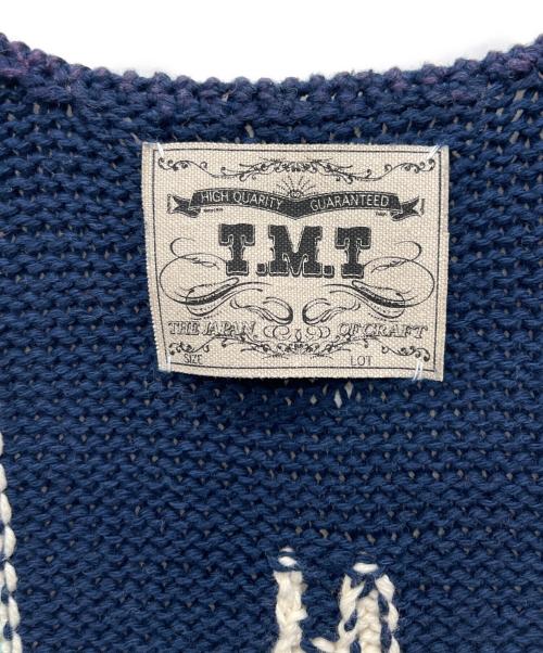 TMT（ティーエムティー）TMT (ティーエムティー) ニットベスト ネイビー サイズ:Mの古着・服飾アイテム