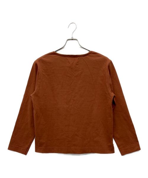 MHL（マーガレットハウエル）MHL (マーガレットハウエル) 長袖カットソー ブラウン サイズ:２の古着・服飾アイテム