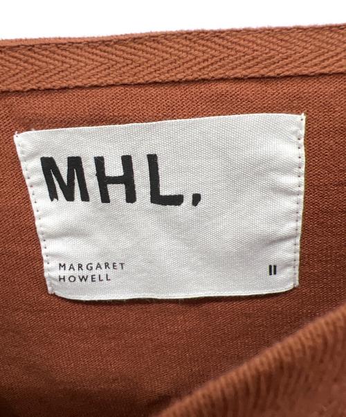 MHL（マーガレットハウエル）MHL (マーガレットハウエル) 長袖カットソー ブラウン サイズ:２の古着・服飾アイテム