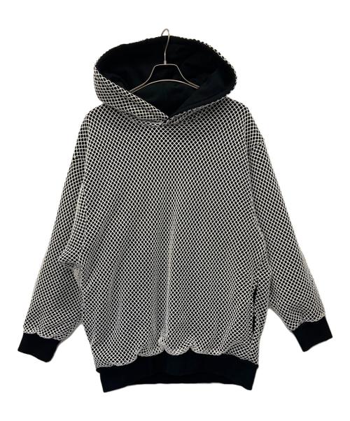 NOISE MAKER（ノイズメーカー）NOISE MAKER (ノイズメーカー) ノイズパーカー ブラック×ホワイト サイズ:Freeの古着・服飾アイテム