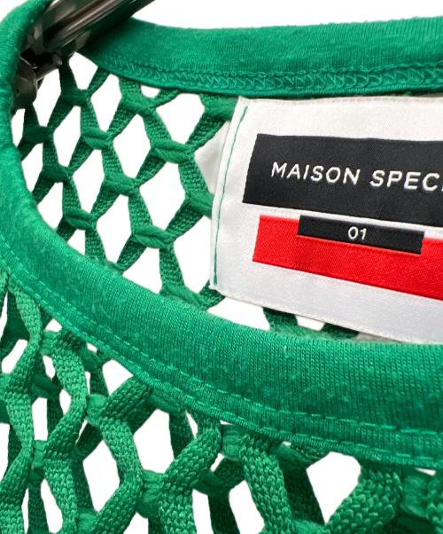 MAISON SPECIAL（メゾンスペシャル）MAISON SPECIAL (メゾンスペシャル) ハニカムビッグメッシュプライム グリーン サイズ:01の古着・服飾アイテム