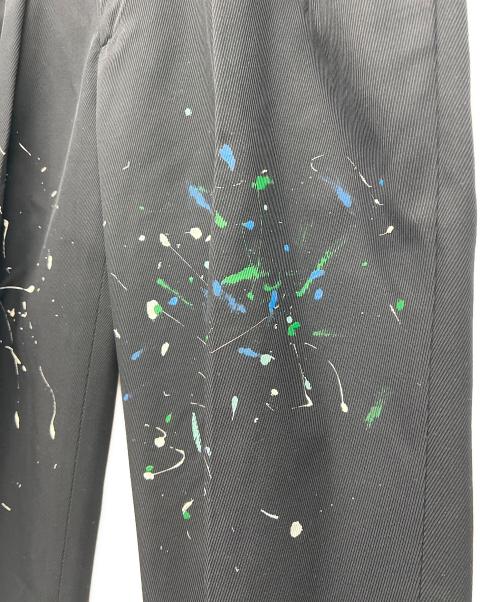 EDIFICE（エディフィス）EDIFICE (エディフィス) ペイントデザインパンツ ネイビー サイズ:Mの古着・服飾アイテム