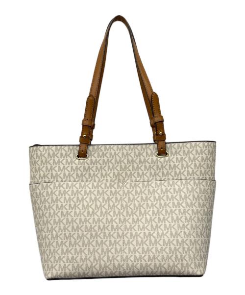 MICHAEL KORS（マイケルコース）MICHAEL KORS (マイケルコース) トートバッグ アイボリーの古着・服飾アイテム