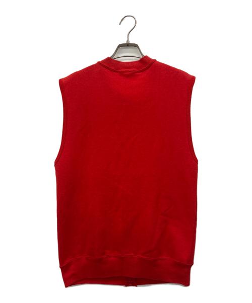 Champion（チャンピオン）Champion (チャンピオン) スウェット ジップアップ ベスト レッド サイズ:Mの古着・服飾アイテム