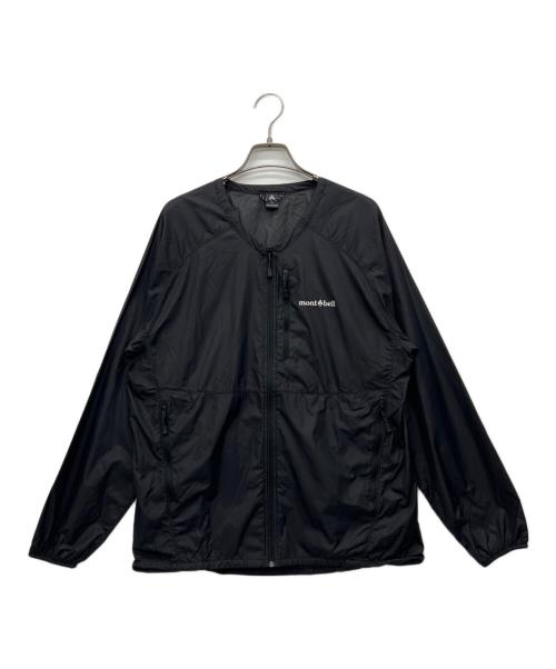 mont-bell（モンベル）mont-bell (モンベル) ウインドブラスト Vネックジャケット ブラック サイズ:Mの古着・服飾アイテム