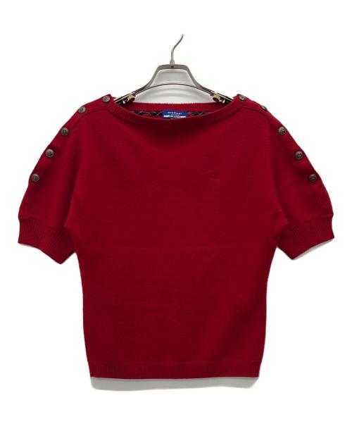 BURBERRY LONDON（バーバリーロンドン）BURBERRY LONDON (バーバリーロンドン) 薄手ニット レッド サイズ:38の古着・服飾アイテム