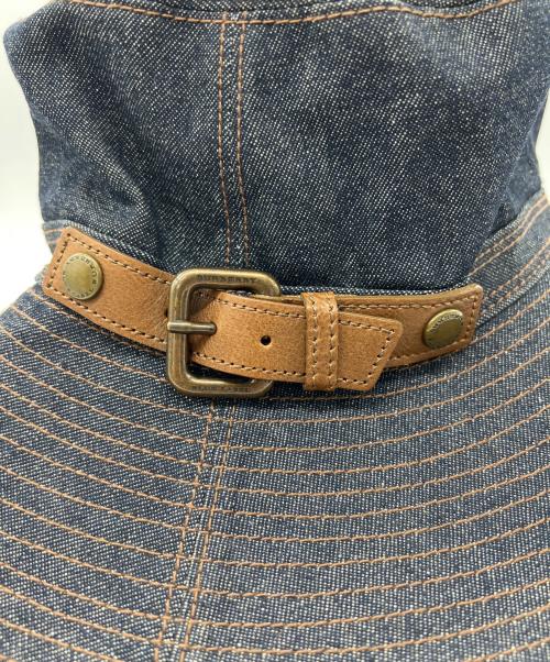 BURBERRY BLUE LABEL（バーバリー ブルー レーベル）BURBERRY BLUE LABEL (バーバリー ブルー レーベル) デニムハット ネイビーの古着・服飾アイテム