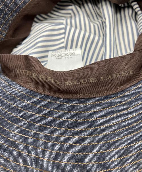 BURBERRY BLUE LABEL（バーバリー ブルー レーベル）BURBERRY BLUE LABEL (バーバリー ブルー レーベル) デニムハット ネイビーの古着・服飾アイテム