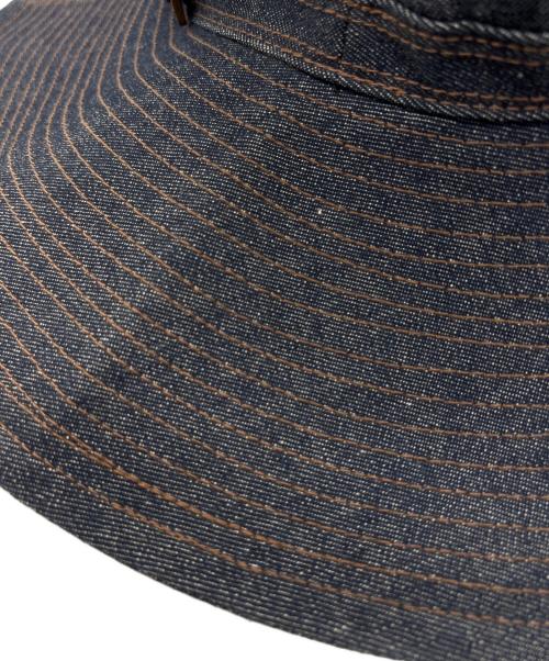 BURBERRY BLUE LABEL（バーバリー ブルー レーベル）BURBERRY BLUE LABEL (バーバリー ブルー レーベル) デニムハット ネイビーの古着・服飾アイテム
