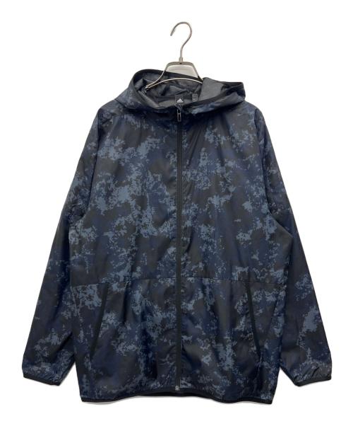adidas（アディダス）adidas (アディダス) ウインドフルジップ ネイビー サイズ:Lの古着・服飾アイテム