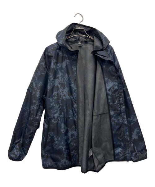 adidas（アディダス）adidas (アディダス) ウインドフルジップ ネイビー サイズ:Lの古着・服飾アイテム