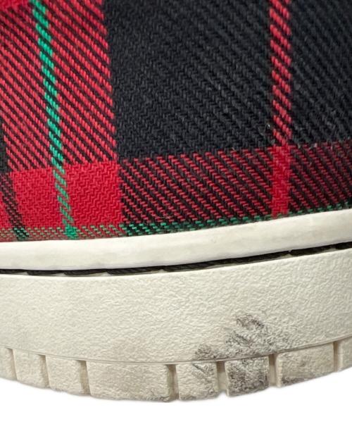 NIKE（ナイキ）NIKE (ナイキ) Dunk High Plaid レッド×ブラック サイズ:28の古着・服飾アイテム