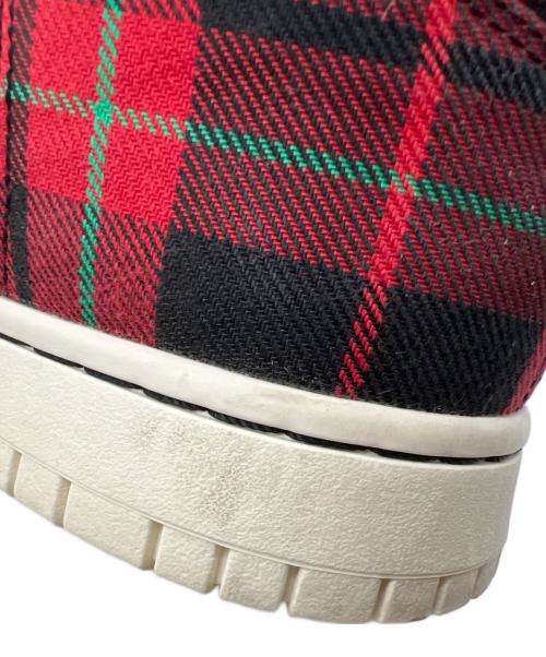 NIKE（ナイキ）NIKE (ナイキ) Dunk High Plaid レッド×ブラック サイズ:28の古着・服飾アイテム