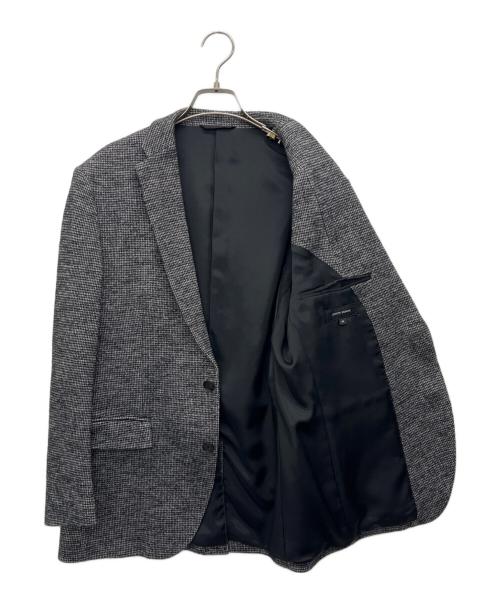 JOSEPH HOMME（ジョゼフ オム）JOSEPH HOMME (ジョゼフ オム) テーラードジャケット ブラック×ホワイト サイズ:48の古着・服飾アイテム