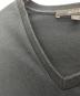 中古・古着 GUCCI (グッチ) Vネック シェリーライン半袖カットソー ブラック サイズ:M：6000円