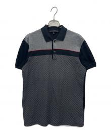 GUCCI（グッチ）の古着「ポロシャツ」｜ブラック×グレー