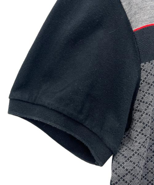 GUCCI（グッチ）GUCCI (グッチ) ポロシャツ ブラック×グレー サイズ:Sの古着・服飾アイテム