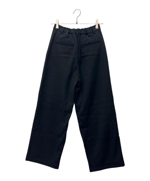 crewre（クルーレ）crewre (クルーレ) ギャバフリースウォームスラックス ブラック サイズ:１の古着・服飾アイテム