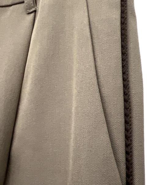 crewre（クルーレ）crewre (クルーレ) ニットラインスラックス ベージュ サイズ:1の古着・服飾アイテム