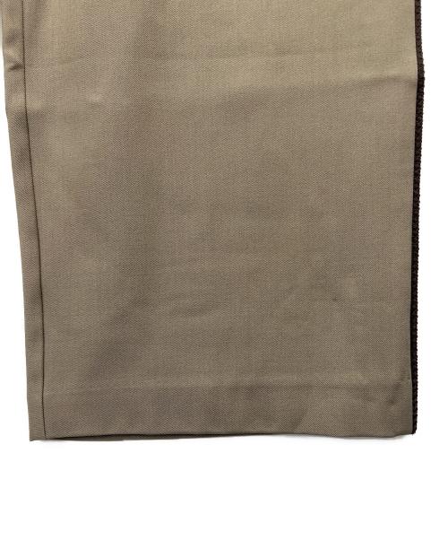 crewre（クルーレ）crewre (クルーレ) ニットラインスラックス ベージュ サイズ:1の古着・服飾アイテム