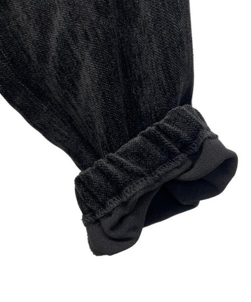 crewre（クルーレ）crewre (クルーレ) ベルベットフードワンピース ブラック サイズ:1の古着・服飾アイテム